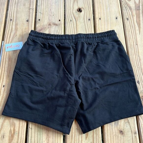 NWT Cat & Jack Size Large (10/12) PLUS Ebony Black Soft Shorts Sweat Drawing - Picture 5 of 8